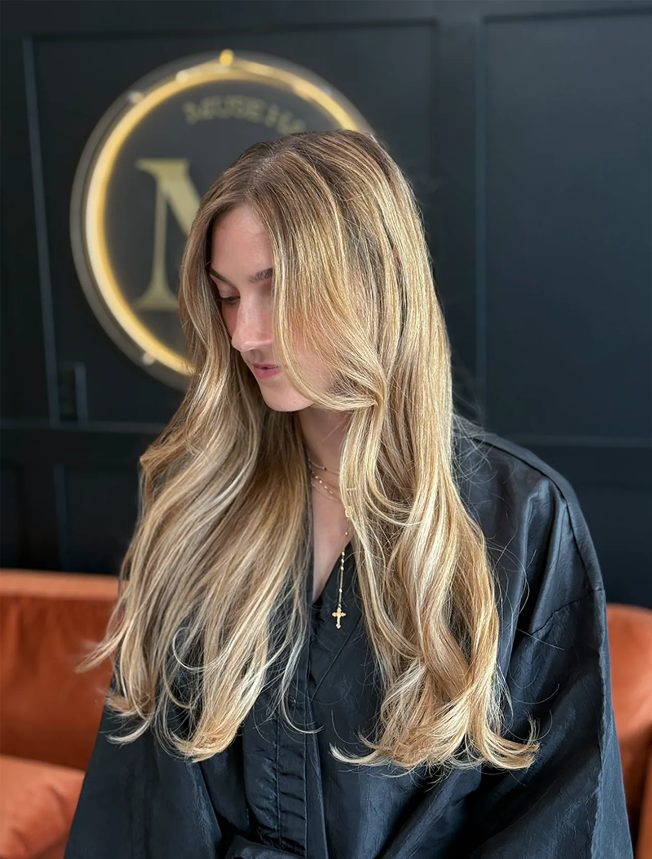 Beautiful hair styling at Muse Hair Studio in Powell, Ohio